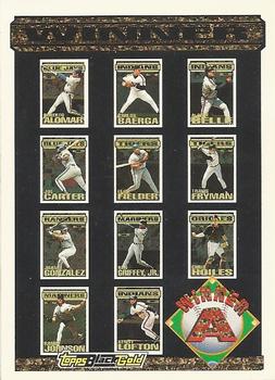1994 Topps - Black Gold Winners Redemptions #A Winner A 1-11 Front