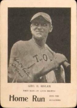 1924 WG7   Walter Mails Card Game #NNO George Sisler Front