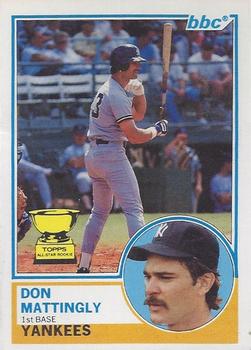 1987 Baseball Cards Magazine Repli-cards #793 Don Mattingly Front