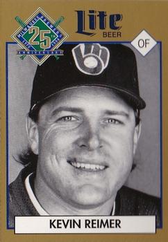 1994 Miller Brewing Milwaukee Brewers #NNO Kevin Reimer Front