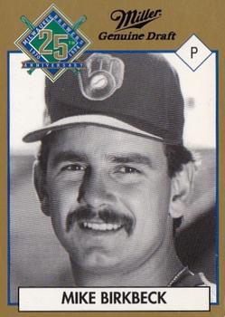 1994 Miller Brewing Milwaukee Brewers #NNO Mike Birkbeck Front