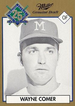 1994 Miller Brewing Milwaukee Brewers #NNO Wayne Comer Front