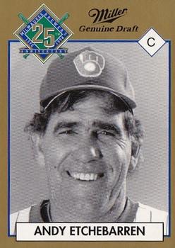 1994 Miller Brewing Milwaukee Brewers #NNO Andy Etchebarren Front