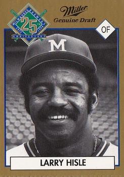 1994 Miller Brewing Milwaukee Brewers #NNO Larry Hisle Front