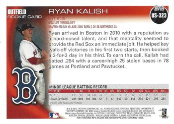 2010 Topps Update - All-Black #US-323 Ryan Kalish Back