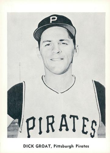 1960 Jay Publishing Pittsburgh Pirates Set A #NNO Dick Groat Front