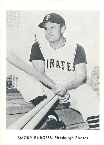 1960 Jay Publishing Pittsburgh Pirates Set B #NNO Smoky Burgess Front