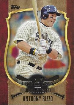 2015 Topps - First Home Run Gold (Series One) #FHR-11 Anthony Rizzo Front