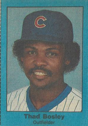 1984 Chicago Tribune Chicago Cubs #NNO Thad Bosley Front