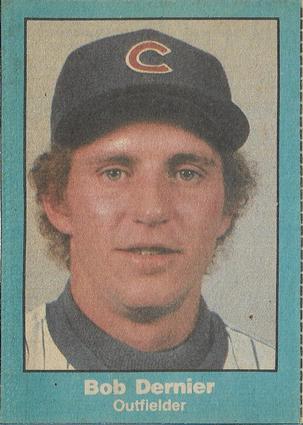 1984 Chicago Tribune Chicago Cubs #NNO Bob Dernier Front