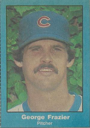 1984 Chicago Tribune Chicago Cubs #NNO George Frazier Front