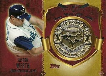2015 Topps - First Home Run Medallions #FHRM-JW Jayson Werth Front