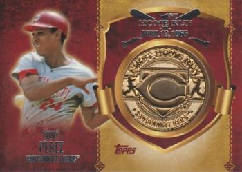 2015 Topps - First Home Run Medallions #FHRM-TP Tony Perez Front