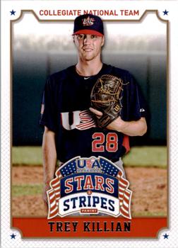 2015 Panini USA Baseball Stars & Stripes #95 Trey Killian Front
