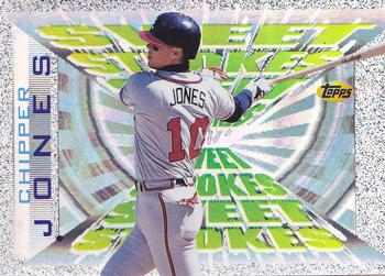 1997 Topps - Sweet Strokes #SS8 Chipper Jones Front