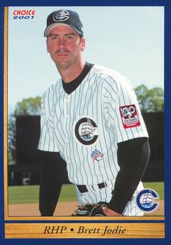 2001 Choice Columbus Clippers #05 Brett Jodie Front