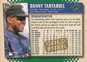 1995 Score - Gold Rush #456 Danny Tartabull Back