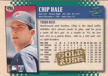 1995 Score - Gold Rush #490 Chip Hale Back