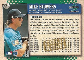 1995 Score - Gold Rush #531 Mike Blowers Back