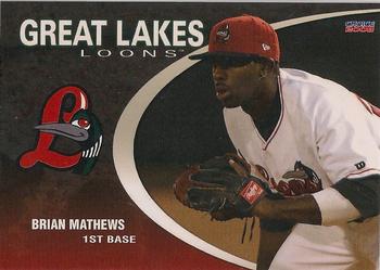 2008 Choice Great Lakes Loons #14 Brian Mathews Front
