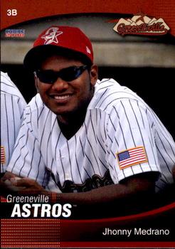 2008 Choice Greeneville Astros #21 Jhonny Medrano Front