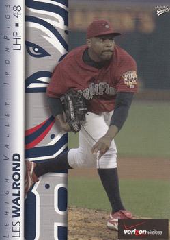 2008 MultiAd Lehigh Valley IronPigs #24 Les Walrond Front