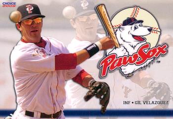 2008 Choice Pawtucket Red Sox #26 Gil Velazquez Front