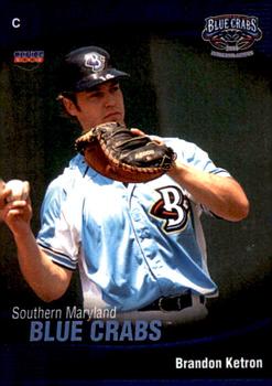 2008 Choice Southern Maryland Blue Crabs #10 Brandon Ketron Front