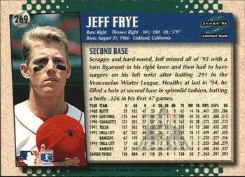 1995 Score - Platinum Team Sets #269 Jeff Frye Back