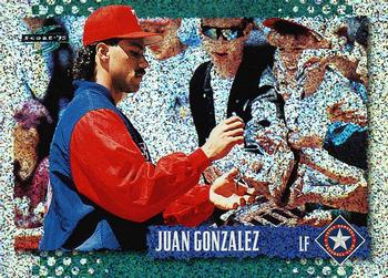 1995 Score - Platinum Team Sets #439 Juan Gonzalez Front