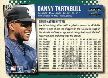 1995 Score - Platinum Team Sets #456 Danny Tartabull Back