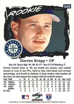 1995 Score - Platinum Team Sets #589 Darren Bragg Back