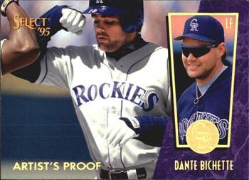1995 Select - Artist's Proofs #10 Dante Bichette Front