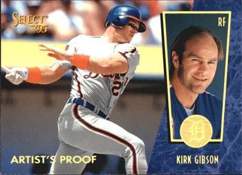 1995 Select - Artist's Proofs #25 Kirk Gibson Front