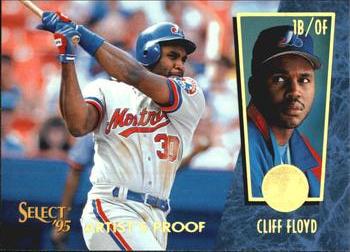 1995 Select - Artist's Proofs #58 Cliff Floyd Front