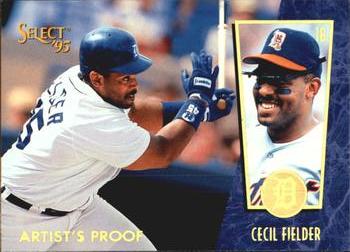 1995 Select - Artist's Proofs #96 Cecil Fielder Front