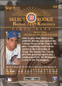 1995 Select - Artist's Proofs #164 Brooks Kieschnick Back
