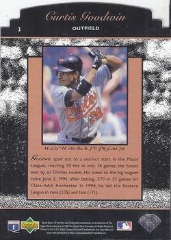 1995 SP Championship - Die Cuts #3 Curtis Goodwin Back