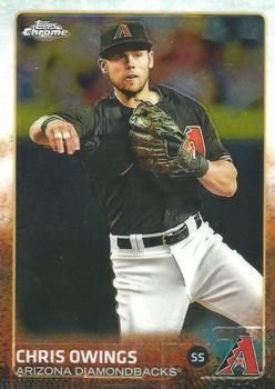 2015 Topps Chrome #37 Chris Owings Front