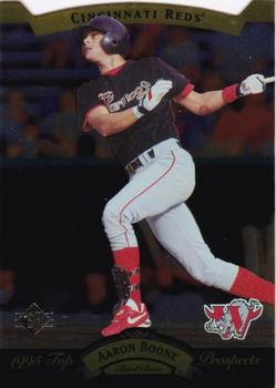 1995 SP Top Prospects #40 Aaron Boone  Front