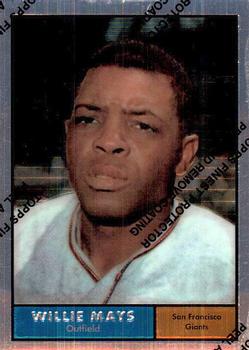 1997 Topps - Willie Mays Commemorative Reprints Finest #14 Willie Mays Front