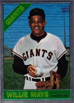 1997 Topps - Willie Mays Commemorative Reprints Finest #20 Willie Mays Front