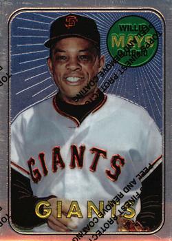 1997 Topps - Willie Mays Commemorative Reprints Finest #23 Willie Mays Front
