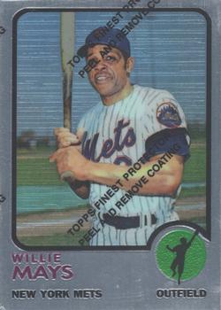 1997 Topps - Willie Mays Commemorative Reprints Finest #27 Willie Mays Front