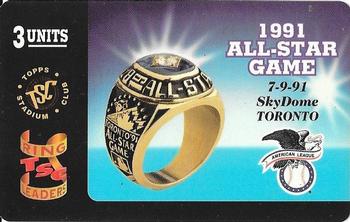 1995 Stadium Club - Phone Cards #NNO 1991 All-Star Game Front