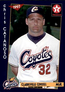 1997 Grandstand Clarksville Coyotes #NNO Chris Catanoso Front