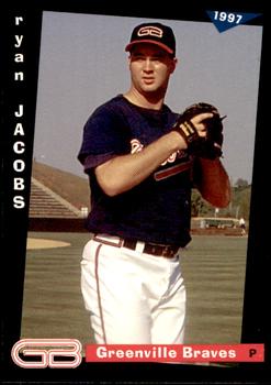 1997 Grandstand Greenville Braves #NNO Ryan Jacobs Front