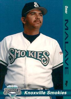 1998 Grandstand Knoxville Smokies #NNO Omar Malave Front