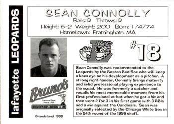 1998 Grandstand Lafayette Leopards #NNO Sean Connolly Back