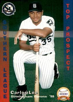 1998 Grandstand Southern League Top Prospects #14 Carlos Lee Front